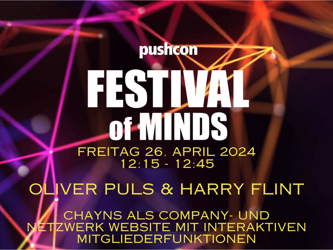 Oliver Puls und Harry Flint live @ Tobit pushcon 2024 Festival of Minds
